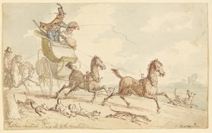 Captain Squander Bang Up to the Mark von Thomas Rowlandson