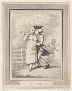 Cash, 1. Mai 1800 von Thomas Rowlandson