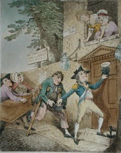 Nächstenliebe bedeckt eine Menge Sünden, veröffentlicht von Hannah Humphrey im Jahr 1781 von Thomas Rowlandson