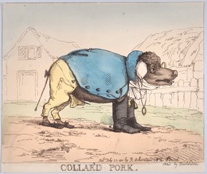 Kragenfleisch, 25. Juli 1800 von Thomas Rowlandson
