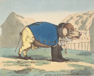 Eingelegtes Schweinefleisch, 25. Juli 1800 von Thomas Rowlandson