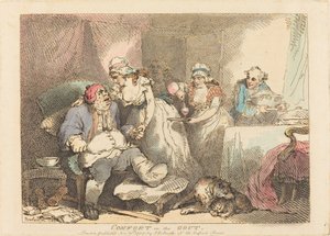 Trost bei der Gicht von Thomas Rowlandson