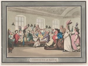 Annehmlichkeiten von Bath, Platte 11, 6. Januar 1798