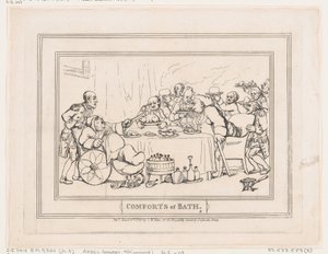 Komforts von Bath, Platte 9, 6. Januar 1798