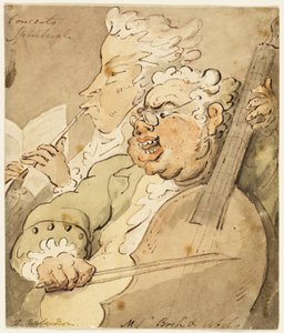 Concerto Spirituale [mit] Boten Boch und Abel von Thomas Rowlandson
