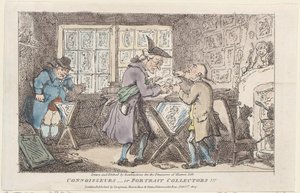 Porträt Sammler von Thomas Rowlandson
