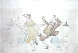 Tanzende Hunde von Thomas Rowlandson