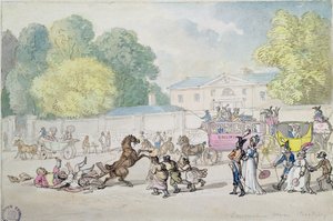 Devonshire House, Piccadilly von Thomas Rowlandson