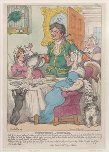 Anweisungen an Diener, 10. November 1807 von Thomas Rowlandson