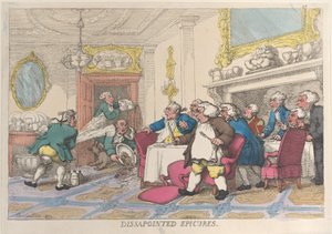 Enttäuschte Feinschmecker von Thomas Rowlandson