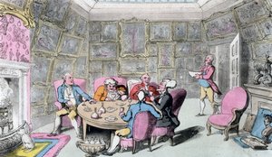 Doktor Syntax mit meinem Lord, frühes 19. Jahrhundert von Thomas Rowlandson