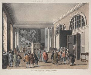 Excise Office, Broad Street von Thomas Rowlandson