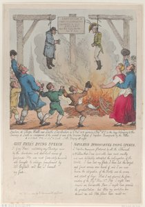 Hinrichtung von zwei berühmten Feinden des alten Englands, 27. November 1813