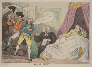 Kindliche Pietät von Thomas Rowlandson