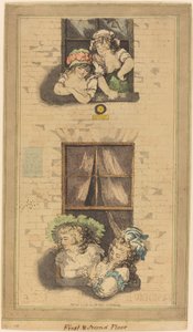 Erstes und zweites Stockwerk von Thomas Rowlandson