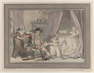 Vier Uhr in der Stadt, 20. Oktober 1790 von Thomas Rowlandson