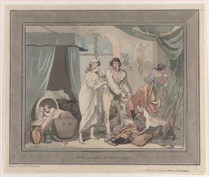 Vier Uhr auf dem Land, 20. Oktober 1790 von Thomas Rowlandson