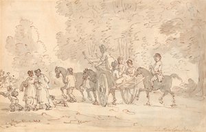 Zum Markt gehen von Thomas Rowlandson