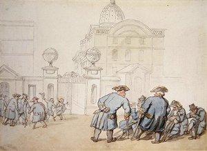 Greenwich Hospital von Thomas Rowlandson