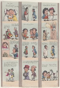Groteske Bordüren für Räume und Hallen von Thomas Rowlandson