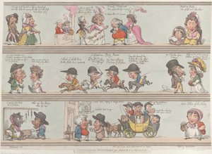 Groteske Bordüren für Räume und Hallen von Thomas Rowlandson