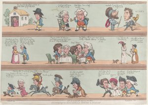 Groteske Ränder für Räume und Hallen, [20. November 1800], Nachdruck von Thomas Rowlandson