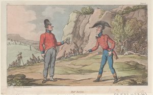 Halbe Rationen, aus Die militärischen Abenteuer von Johnny Newcome, 1815