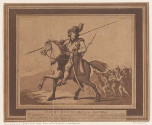 Henry Munro, Anführer der irischen Rebellen von Thomas Rowlandson