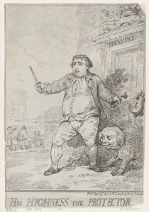 Seine Hoheit der Protektor, 19. Januar 1784 von Thomas Rowlandson