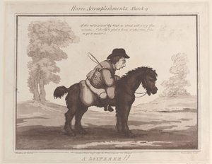 Pferdefähigkeiten, Skizze 9: Ein Bummler!!, 1. August 1799