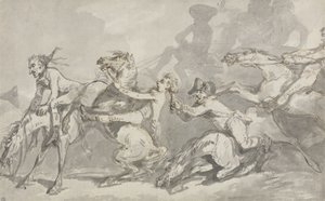 Reiter kollidieren von Thomas Rowlandson