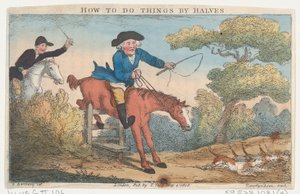 Wie man Dinge halb macht, 4. Mai 1808 von Thomas Rowlandson