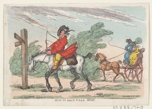 Wie man sich verirrt, 1803-1815 von Thomas Rowlandson