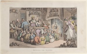 Schuhjagd, aus Der Pfarrer von Wakefield, 1. Mai 1817 von Thomas Rowlandson