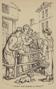 Messer und Scheren zum Schleifen? von Thomas Rowlandson