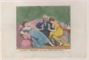 Damen, die auf eigene Faust handeln, [5. Oktober 1810], Nachdruck von Thomas Rowlandson