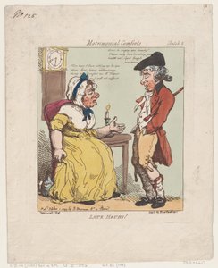 Späte Stunden!, 1. Oktober 1799 von Thomas Rowlandson