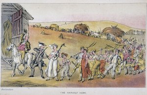 Der Doktor mit Bauern auf dem Erntefest - in „Doctor Syntax
