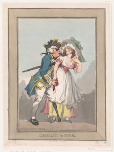 Freigebigkeit und Verlangen, 29. November 1788 von Thomas Rowlandson