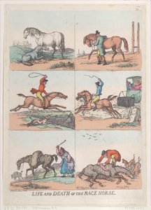 Leben und Tod des Rennpferdes, [25. September 1811], Nachdruck von Thomas Rowlandson