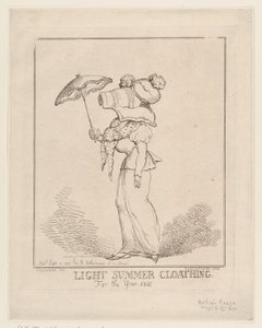 Leichte Sommerkleidung, 10. September 1801 von Thomas Rowlandson