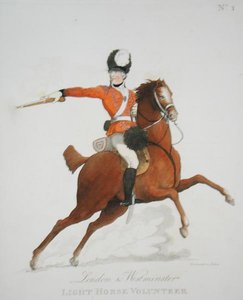 London und Westminster Light Horse Volunteer, Tafel 1 aus 