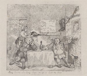 Lange Predigten und lange Belagerungen neigen dazu, die Sinne zu betäuben, 11. Februar 1783 von Thomas Rowlandson