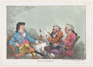 Geldverleiher, 8. November 1784 von Thomas Rowlandson
