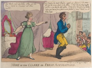 Mehr von Clarke oder frische Anschuldigungen, 14. Juli 1809 von Thomas Rowlandson