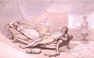 Musik zu Hause von Thomas Rowlandson