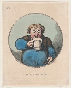 Mein Dienst für Sie, 20. Oktober 1799 von Thomas Rowlandson