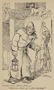 Nach ein Uhr, ein schöner Morgen! von Thomas Rowlandson