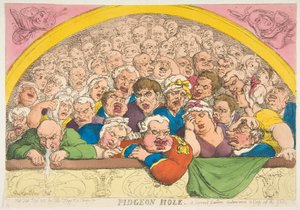 Taubenloch. Ein Klostergarten-Trick, um die Götter einzusperren, 20. Februar 1811 von Thomas Rowlandson