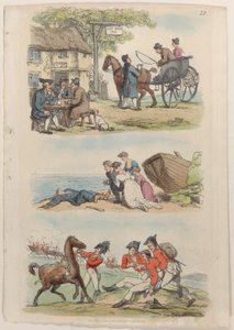 Platte 12, aus Die Welt im Miniatur, 1816 von Thomas Rowlandson